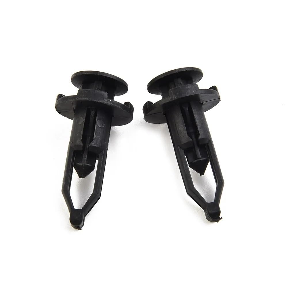YTQMoreBNZ 100pcs 9mm Car Bumper Rear Cover Push-type Clamp Plastic Fixed Clip Fasteners