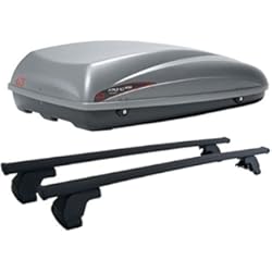 Cofre Para Renault Scenic G3 - COFRE DE TECHO KRONO 400 + BARRAS DE TECHO DE ACERO MODELO PACIFIC PARA COCHES SIN RAIL