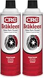 CRC BRAKLEEN Brake Parts Cleaner - Non-Flammable -1lb 3 Oz (05089) (Pack of 2)