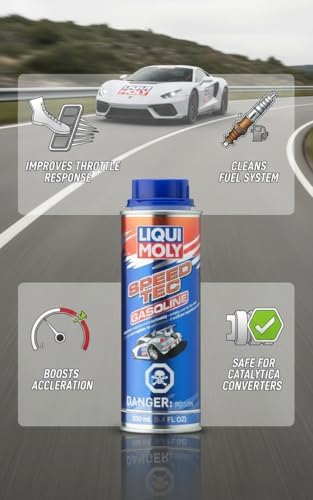 LIQUI MOLY Speed Tec Gasoline Fuel Additive 250 ml, Fuel System Cleaner, Improves Acceleration, Throttle Response Booster, Gas Treatment for 2 and 4 Stroke Engines - 2