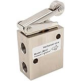 Betriebsdruck: 0–8 kg/cm² Heschen Mechanisches Ventil des pneumatischen Rollenhebels JM-07 3-Wege-2-Position PT1/4 normalerweise geschlossen