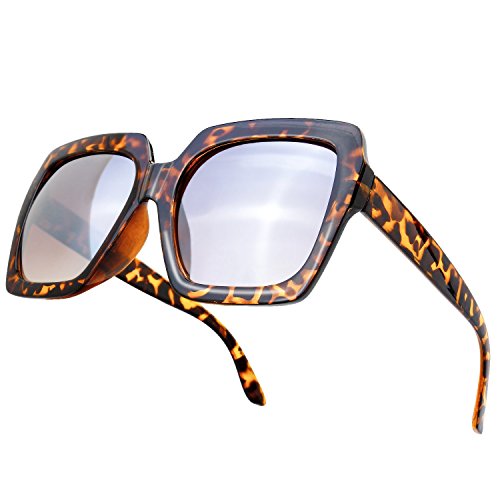 The Fresh Classic Square Oversized Frame Sunglasses Retro Fashion Designer Collection2