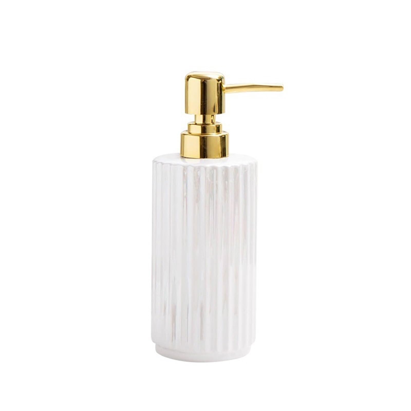Bathroom Ceramic Soap Dispenser For Bathroom And Kitchen Great For Lotions, Essential Oil, Liquid Soaps,shampoo Shampoo(White)