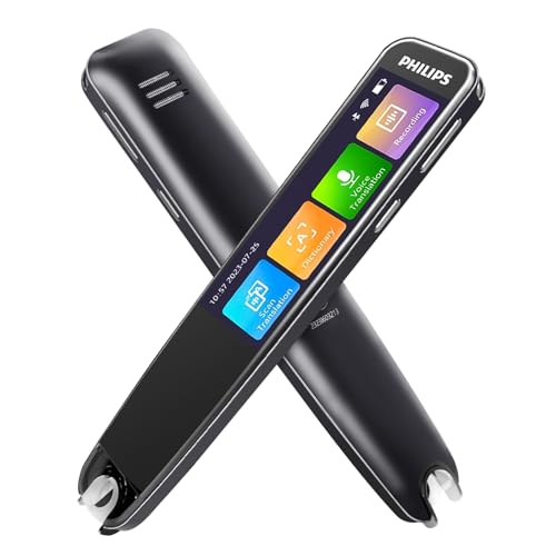 Translation Pen, OCR Digital Translator Pen, 112 Language Learner Portable Wireless Scan Reader Pen,Reading Pen for Dyslexia Study Business and Travel