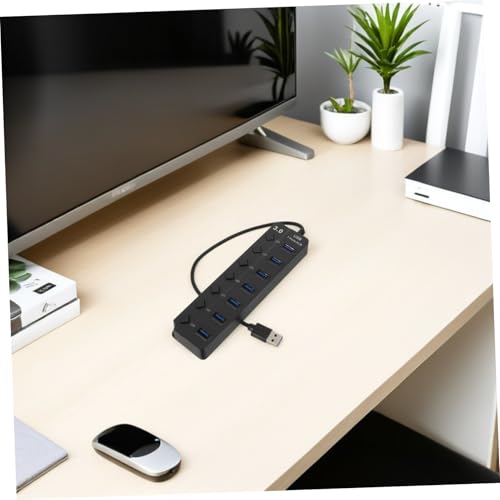 Hub USB Ports VILLCASE avec interrupteurs et LED pour PC - 7