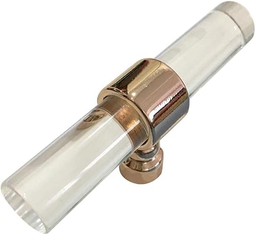 HEAVENGLOW Acrylic Connecting Rod Bar for Door Handles Drawer Pull Knob Rose Gold 80mm