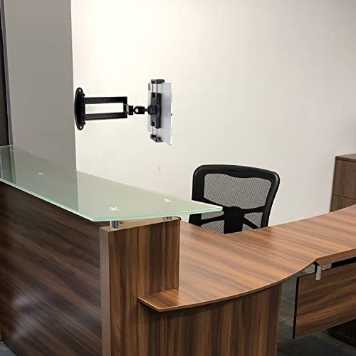 Mippko Foldable Tablet Wall Mount Holder For 7~12.9 Inch Tablets Ipad / Samsung Tab / Nexus / Lg G Pads / E-Reader /Switch, Adjustable Extension Articulating Arm Swivels Mount (Black) #TOP5