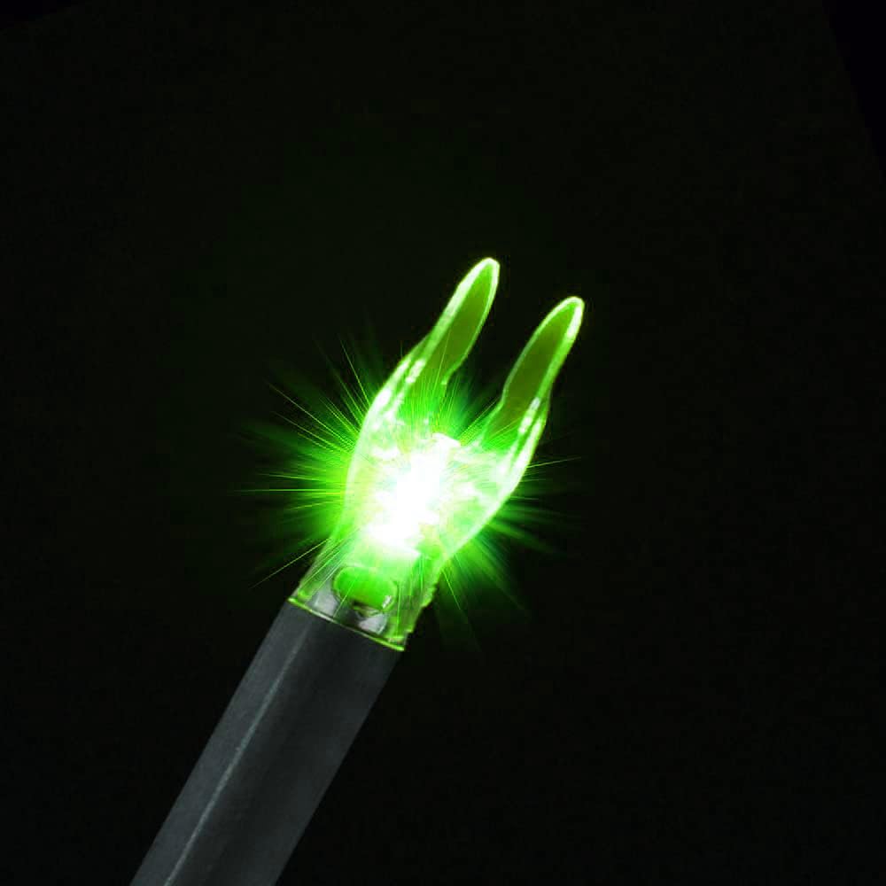 6 Encoches Lumineuses LED Pour Flèches (diamètres Intérieurs .204, .233, .244, .246) - Rouges