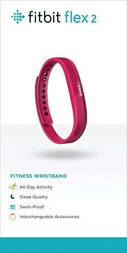 Image of Fitbit Flex 2 Wireless Activity Tracker and Sleep Wristband (Magenta)