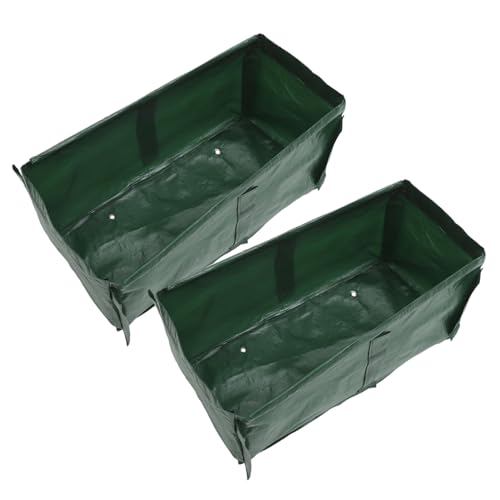 TOYANDONA 2pezzi Contenitore Per Piantagione in Pe Per Coltivazione Rettangolare Traspirante Sei Laterali Per Per e Riutilizzabile e Buon Controllo