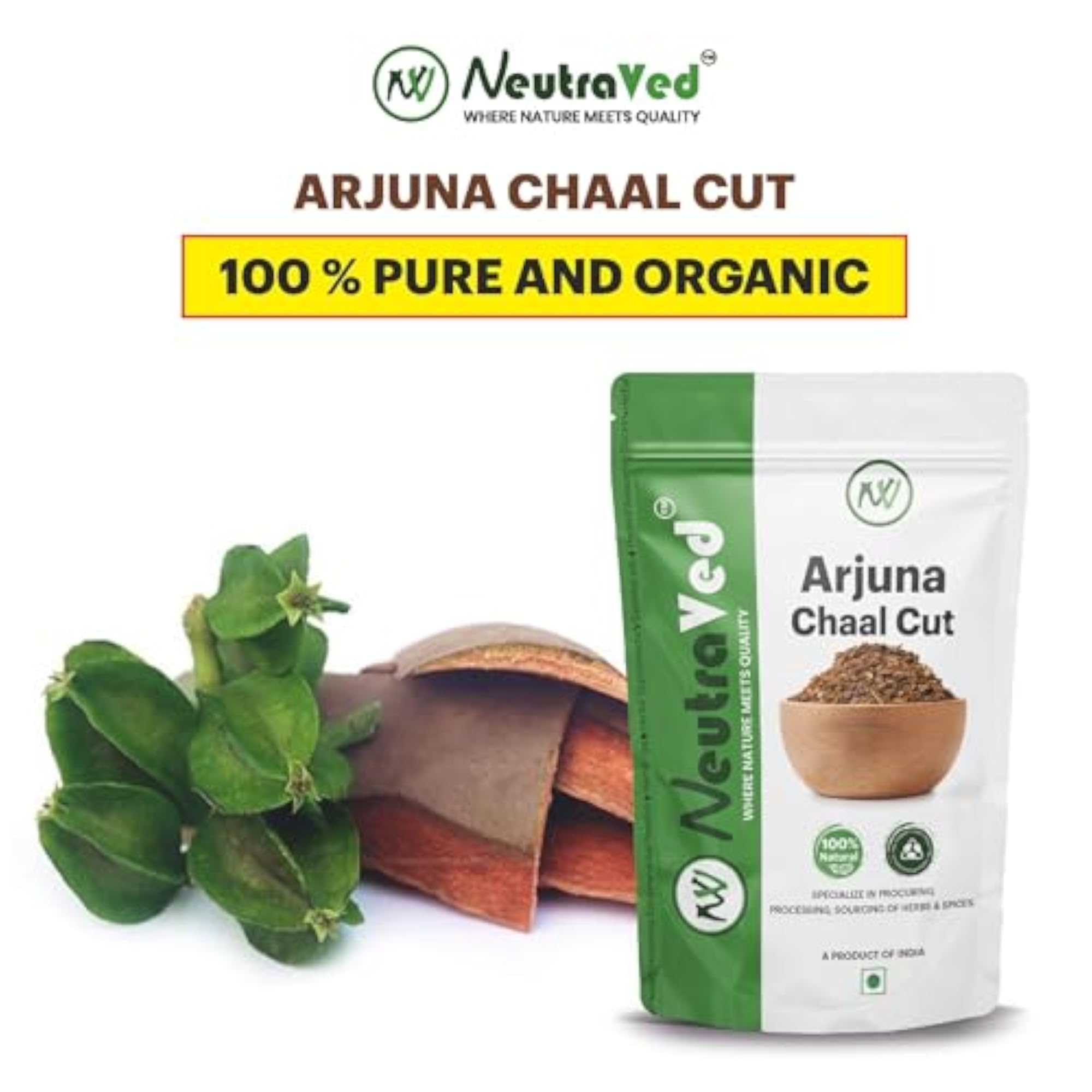 NeutraVed Arjun Chal, 250g, Herbal Supplement
