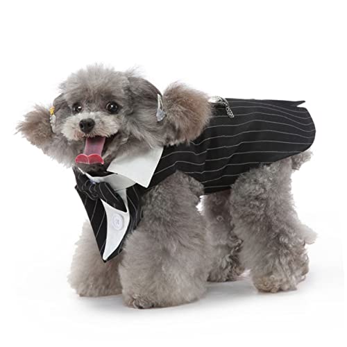 Traje de Esmoquin para Perro BESPORTBLE XL Negro miniatura 3