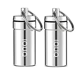 IOUQ Diskrete Vorratsdose für Kräuter- und Gewürze, geruchs- und wasserfest, 2 Stück (klein)