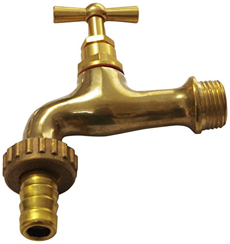 'Waterful t3078105 t3078105 Robinet de jardin laiton poli 1/2, Bleu