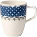 Produktbild Villeroy und Boch Casale Blu Mokka-/Espressotasse, 100 ml, Premium Porzellan, Weiß/Blau
