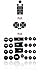 Repair Kit For Your Worn Steering Wheel, Window Control and Radio Buttons For Most Mercedes Benz C-Class - Easy To Install