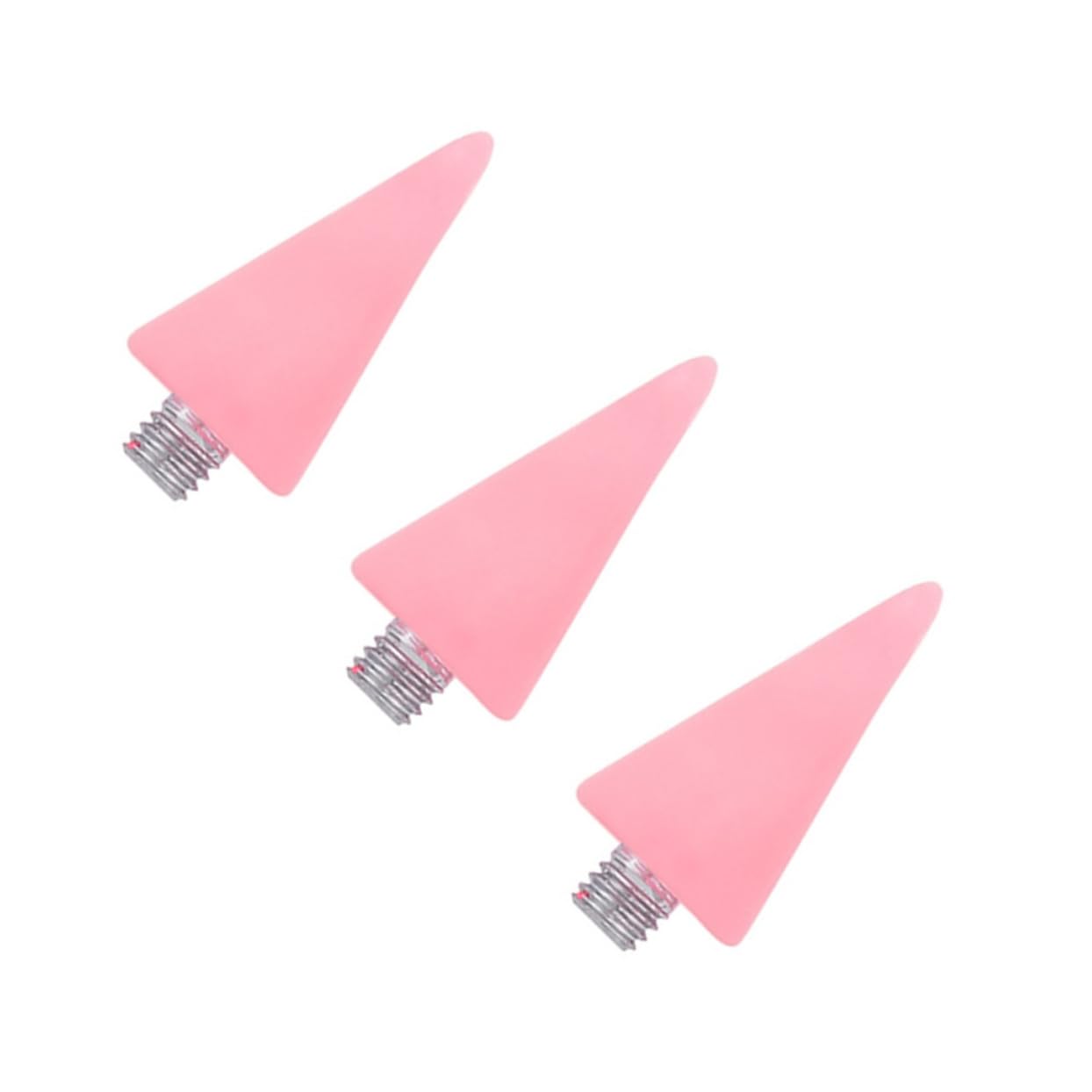 FRCOLOR 3sets Acrylic Pen Tip Replacement Multi-color Nail Art Tools for Manicure for Professional and Home Use Includes White Yellow