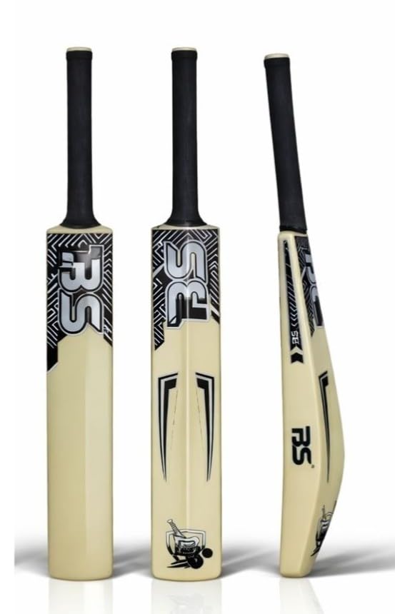 BS BARKHA Vintage Cricket Tennis Cricket Bat (Size - 4) with Tetron Cover and Tennis Ball-image-38