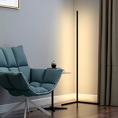 Lámpara de piso LED para sala de estar acogedora