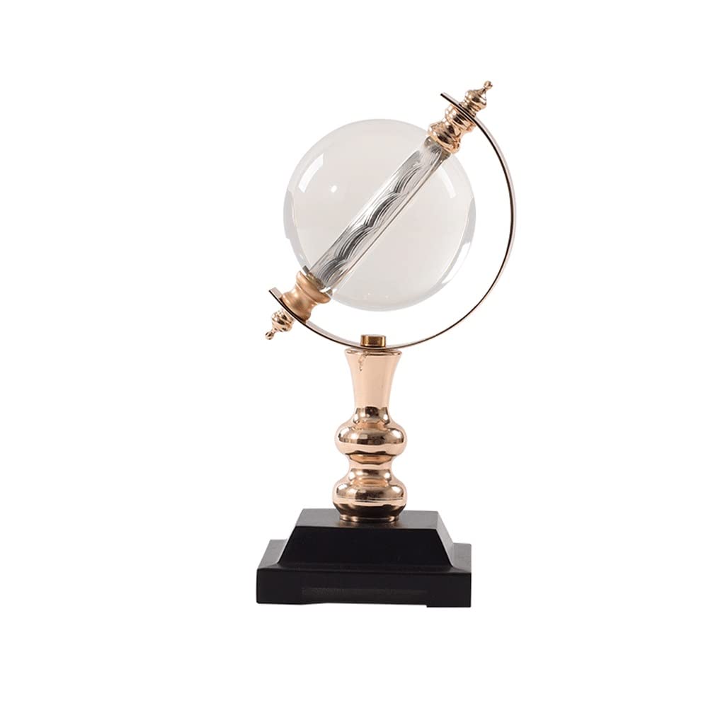 Adornos de bola de cristal para mueble de salón y librería de vino