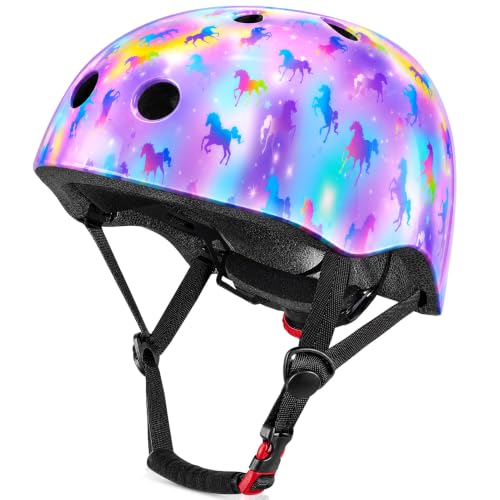 Bienbee Kids Bike Helmet, Adjustable & Multi-Sport, S for Ages 3-8