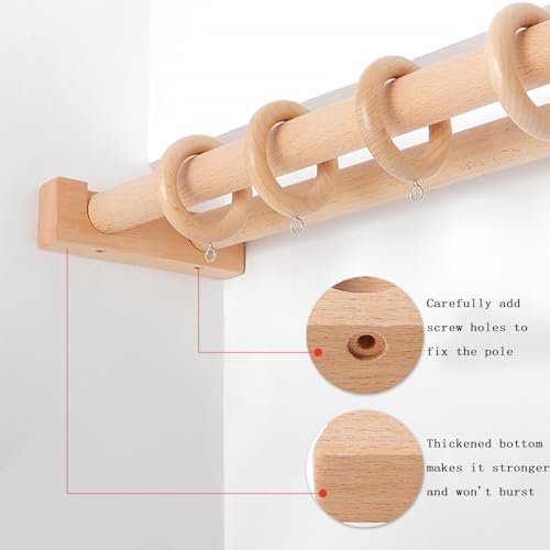 Tringle à rideau pour stores romains avec installation facile - 6