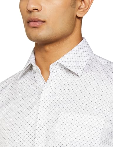 Image of Van Heusen Formal Shirt for Men | Cotton | Print | Slim Fit | Full Sleeves
