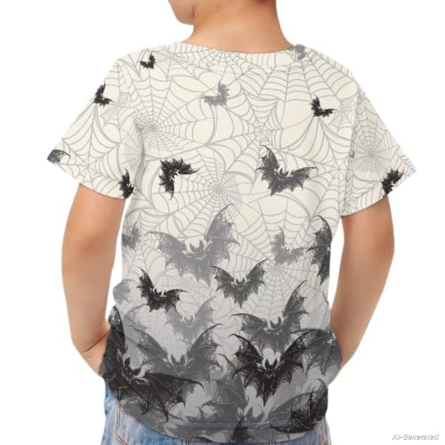 Image of Renewold Kids Novelty T-Shirt for Girls Boys Short Sleeve Crewneck Summer Tee Soft Breathable Graphic Shirt for Age 2-16