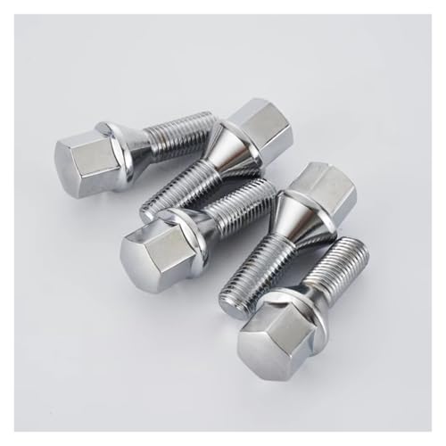 Pernos de rueda M12x1.25 anticorrosión con vástago de 28mm para llantas de acero