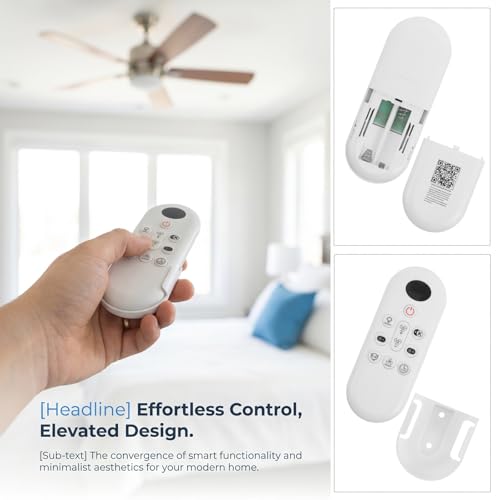 Mando universal para ventilador de techo con luz que soluciona cadenas rotas e interruptores 4