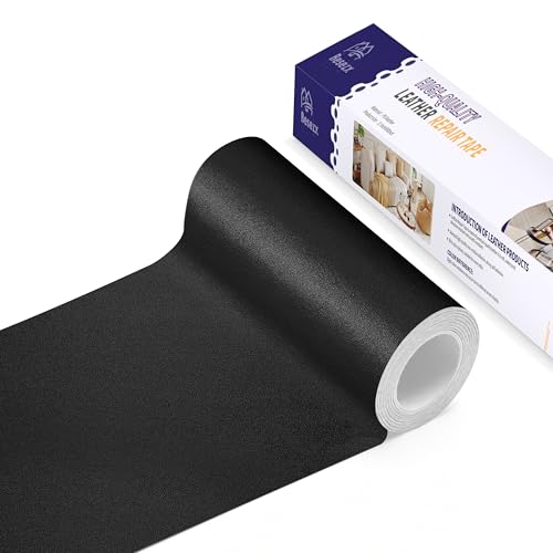 Besezx Leather Repair Patch Tape Kit, Self Adhesive Leather Repair for Furniture, Couch, Sofa, Car Seats,Office Chair,Vinyl Repair Kit.3.1inx60in