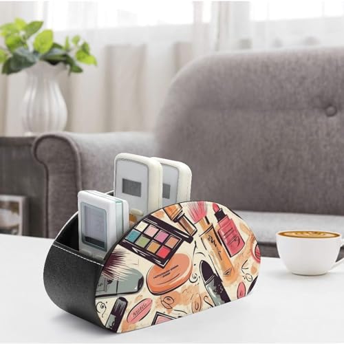 Boîte de rangement télécommande à 5 compartiments pour bureau - 5