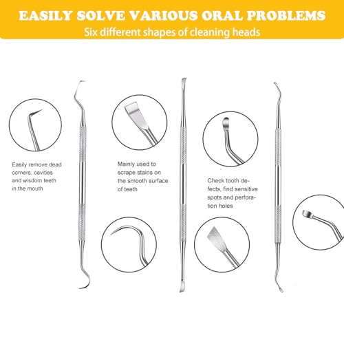 3PCS Zahnreinigung Set,Zahnsteinentferner Hund,Zahnstein Hund,Hunde Zahnsteinentferner,Zahnstein Entfernen Hund,Doppelkopf Zahnpflege Set,Scaler Für Hunde,Geeignet Für Hunde,Katzen,Haustiere