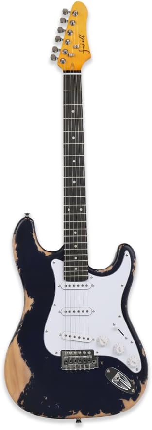 Fojill Vintage Aged Havy Relic Solid Body Phoenix Body Rosewood Fretboard Maple Neck Electric Guitar