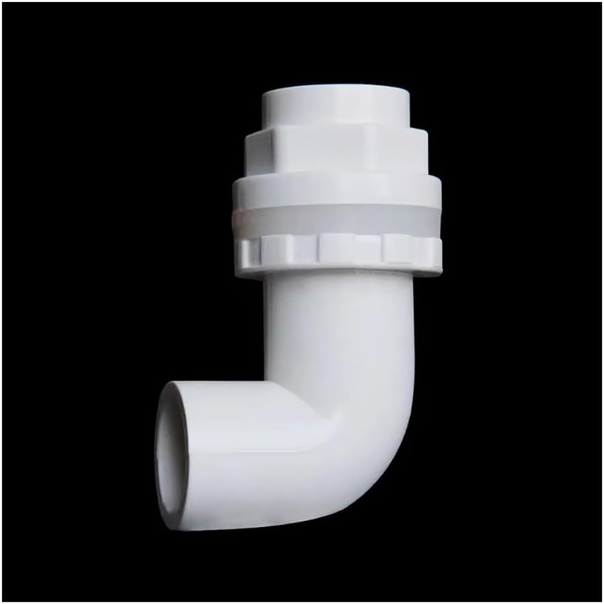 1pc Durable 90° PVC Elbow Drain Fitting for Aquariums, Pools, and Irrigation - 20-50mm(Blue,40mm)