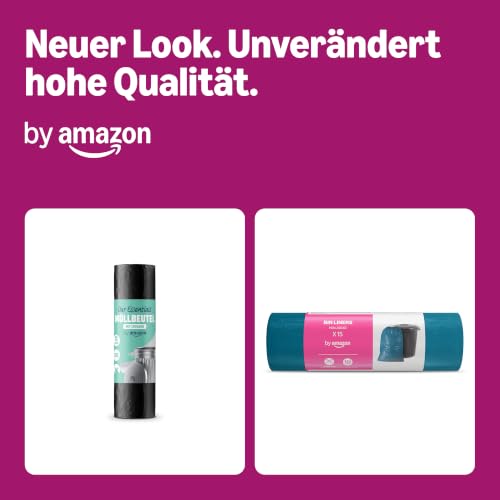 by Amazon Müllbeutel 15 x 120 L (Früher Our Essentials) - Verpackung kann variieren – Ansicht 2
