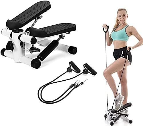 LRK Twist Stepper Machine with Resistance Bands, LCD Monitor and Height Adjustable Stepper Exercise Equipment | Tone Your Buttocks, Legs, Thighs, Waist & More for Home Workouts-image-4
