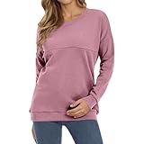 Estilo combinado: combina la comodidad de una sudadera clásica con la funcionalidad indispensable para mujeres embarazadas y nuevas madres