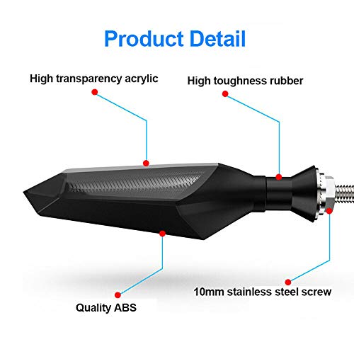 License Holder Bracket LED Brake Tail Lights Turn Singal For SUZUKI DRZ400 S/SM DR-Z 400 DRZ400SM DRZ400S DRZ DRZ400 Motorcycle Tail Tidy Fender Eliminator (Clear) - Thumbnail 2