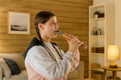 Classic Cantabile X-20 Taschensaxophon - Clarineau in C-Stimmung - Birne - inkl. Etui und Reinigungsset