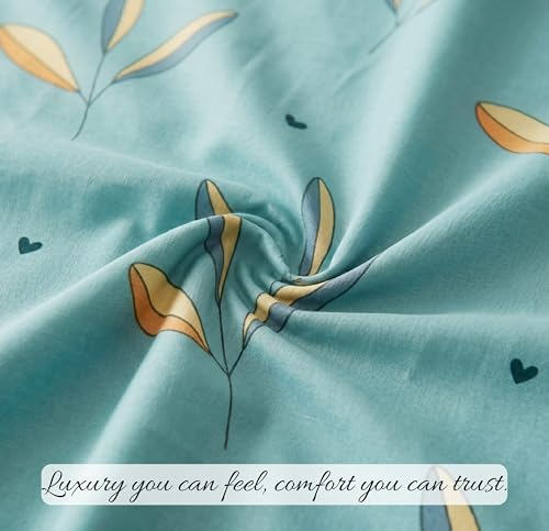 Image of VAS COLLECTIONS Cotton Feel Double Bedsheet 90x100 Inches | Bulk Bedding Set Pack of 15 with 30 Pillow Covers | Soft Breathable Printed Bed Sheets for Hotels, Hostels, PG, Home & Diwali Gifting