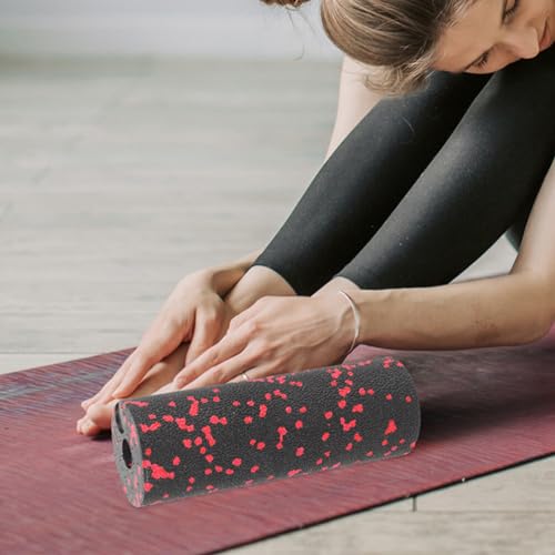 Rodillos de masaje en columna, 4 piezas, para recuperación muscular, diseño ergonómico y portátil, para fitness, verde y rojo miniatura 2