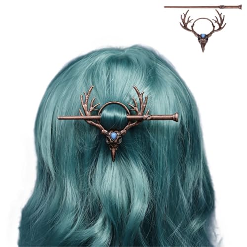 Pinza para cabello con diseño de cuernos de ciervo miniatura 1