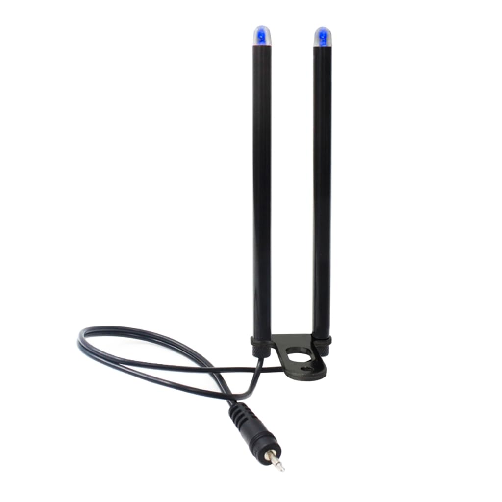 GMBYLBY Portable Fishing Windproof Stick Universals Tackle LED Snag Ear Rod With Light