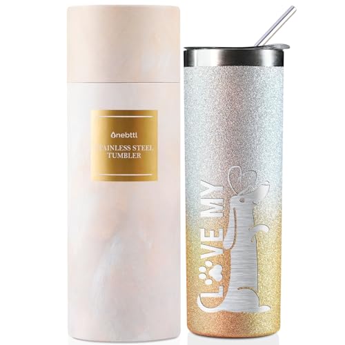 Onebttl Dachshund Gifts for Women Dog Lovers Owners, Love My Dach...