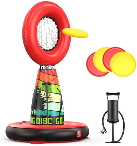 QPAU Inflatable Throwing Game Challenge - Outdside Toss Target Se...