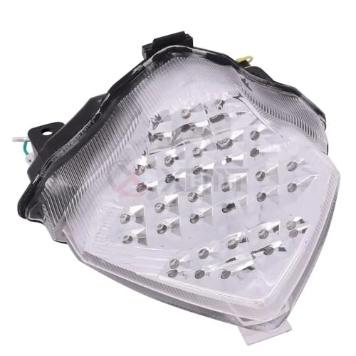 Feu arrière de moto à LED intégré YZFR1 2004 2005 2006 transparent - 4