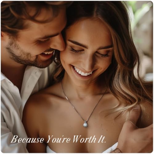 Twine&Co Infinity Moissanite Pendant Necklace – 1-3 Carat VVS1 Clarity D Color Lab-Grown Diamond Alternative – 14K Gold or Silver With Chain, Adjustable Eco-Friendly Infinity Design, Gift for Her2