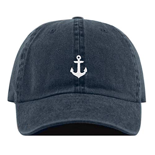 Anchor Embroidered Dad Cap Cotton