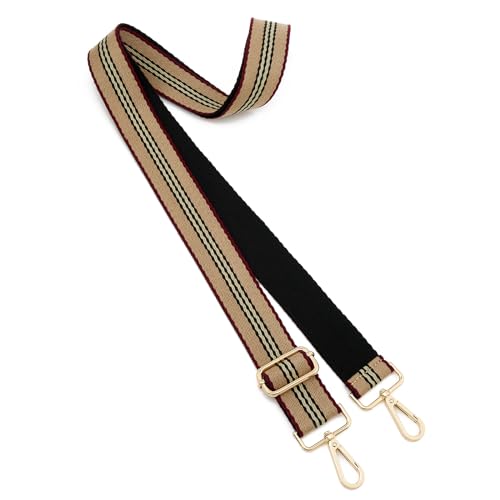 Image of ZOOEASS Wide Shoulder Strap Adjustable Replacement Belt Guitar Style Crossbody Bag Handbag Strap Multicolor Canvas Straps(Wide:1.5in)(Color31)